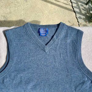 Pendleton 100% Pure Virgin Lambswool V-Neck Sweater Vest EUC